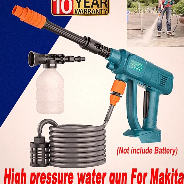 Cordless High Pressure Water gun Washer Jet Electric For makita 18volt Tools