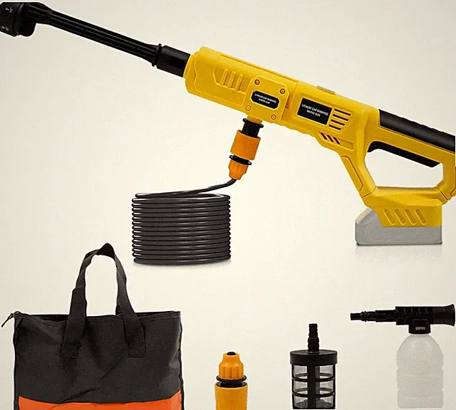 Cordless Portable Cleaning Tool Compatible with Dewalt 20V Battery, 800 PSI Brus