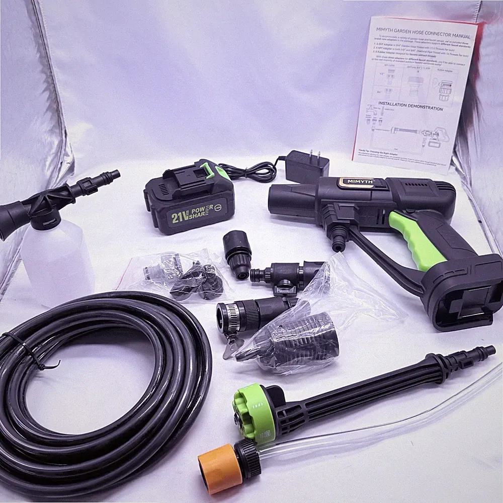 Cordless Portable Power Car Washer - 1200 PSI Battery Powered Pressure Washer