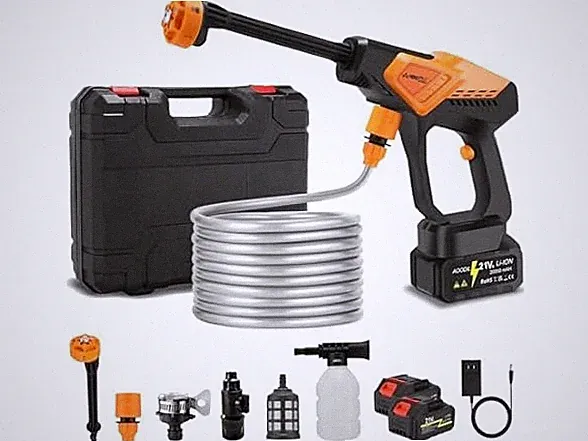 Cordless Portable Pressure Washer 800PSI Orange