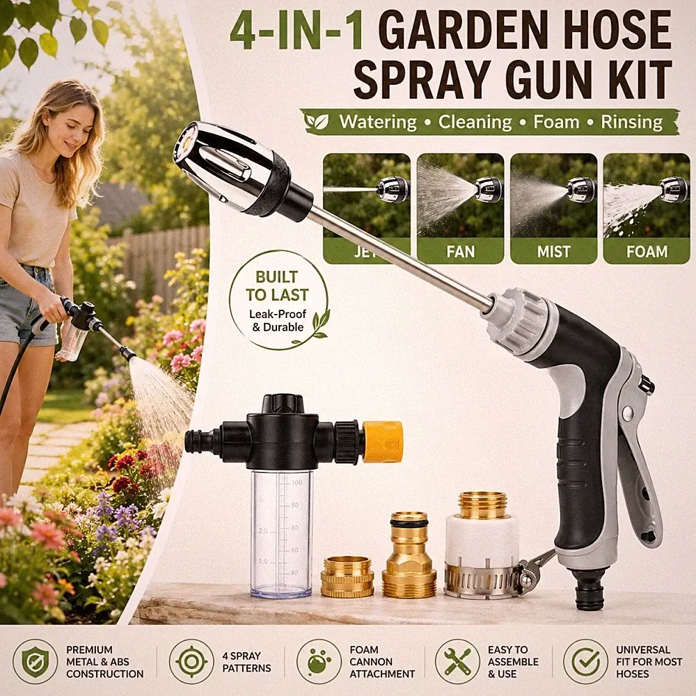 Cordless Portable Pressure Washer Garden Hose to Power Washer Patio Bike Car