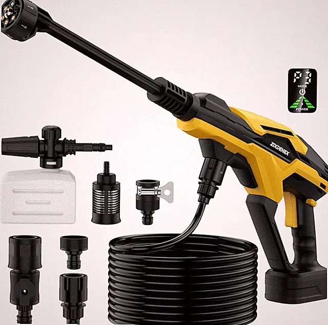 Cordless Portable Washer for Dewalt 20V Battery 6-in-1 Nozzle