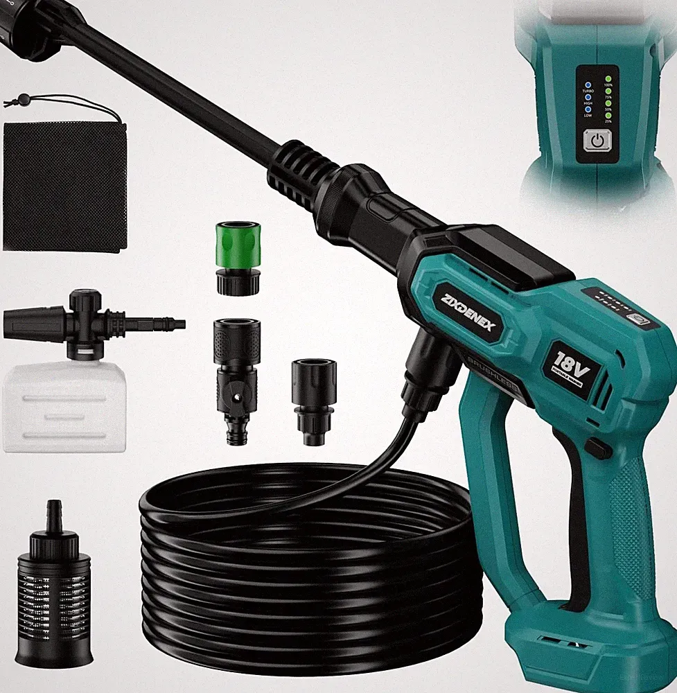 Cordless Portable Washer for Makita 18V Battery, 1000 PSI Portable Handheld Wash