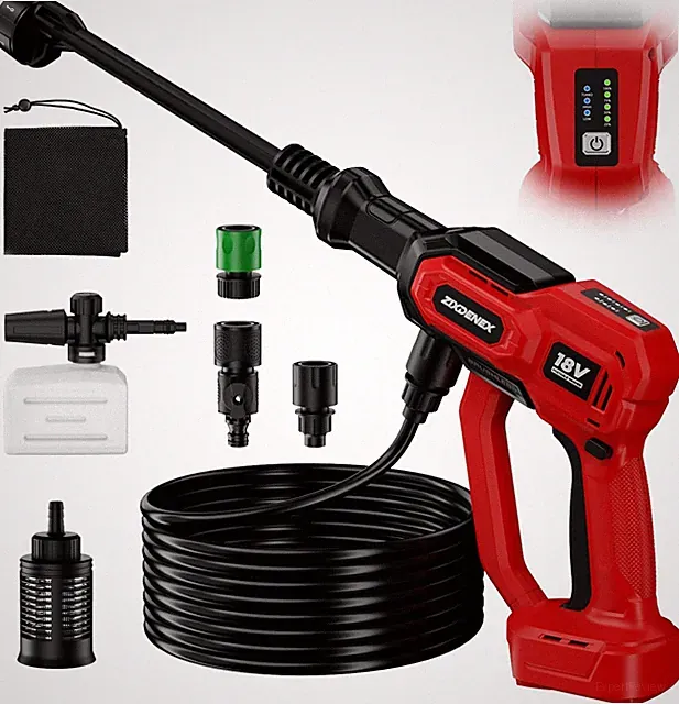 Cordless Portable Washer for Milwaukee 18V Battery, 1000 PSI Portable Handheld W