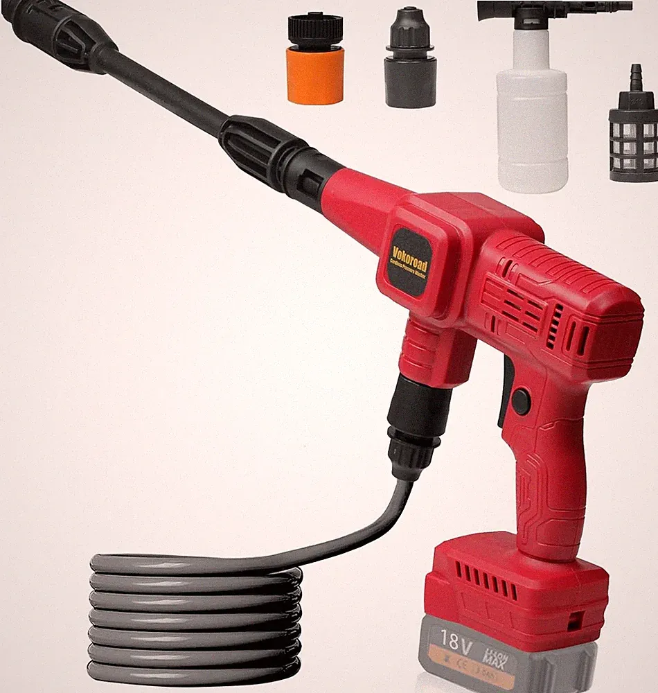 Cordless Power Pressure Washer for Milwaukee M18 18V Battery, Portable Handheld