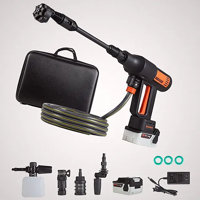 Cordless Power Washer 1200PSI Portable Handheld Cleaner Dual Battery 6-in-1