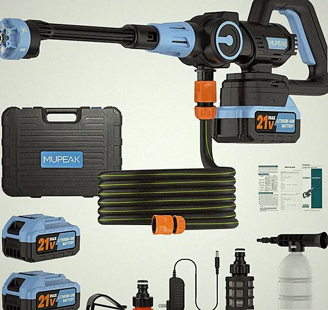 Cordless Power Washer 1500Psl, Portable Power Washer, Blue