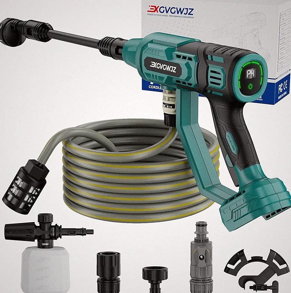 Cordless Power Washer for Makita 18V Battery, Portable Handheld Pressure Washer