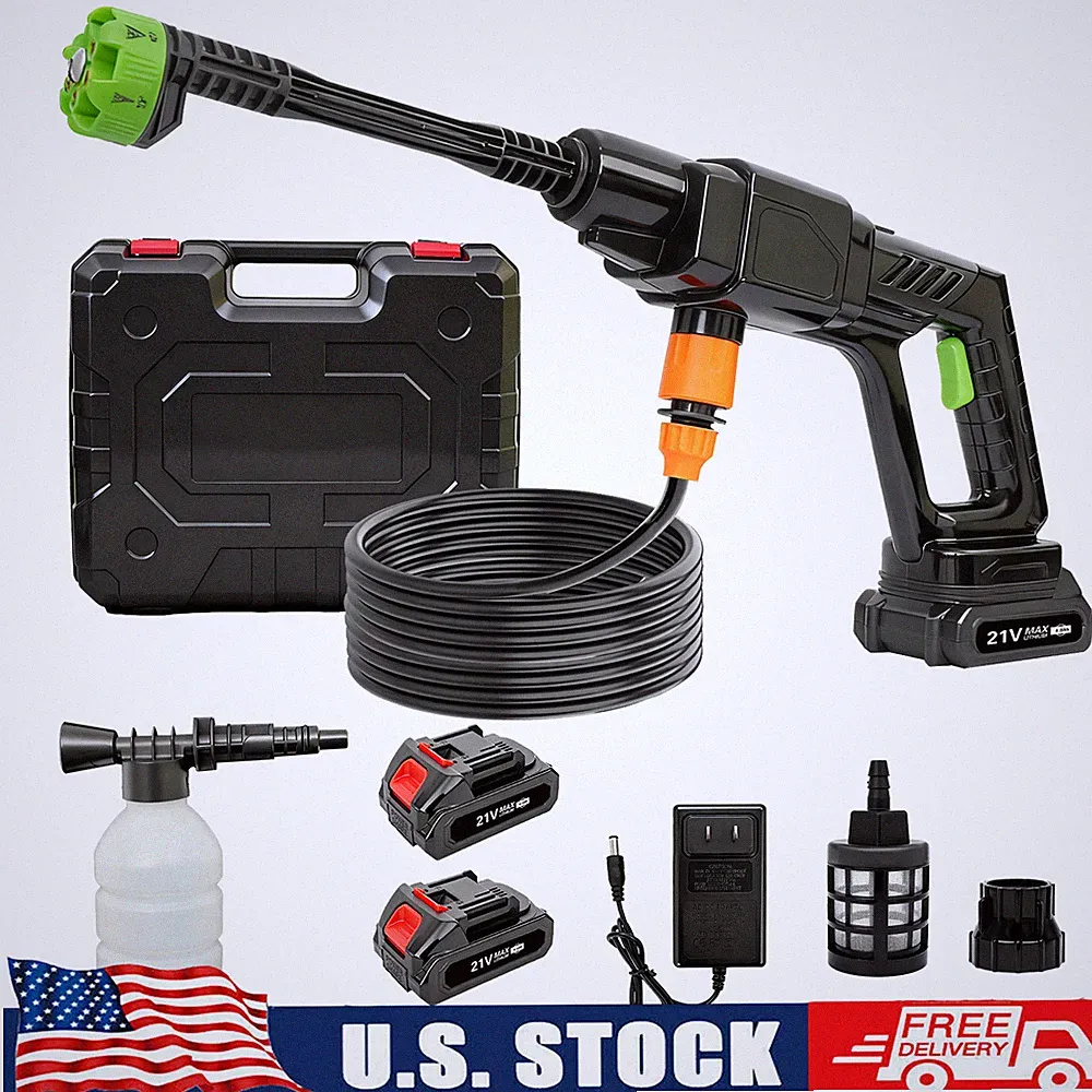 Cordless Pressure Washer, 1000 PSI Portable Power Washer with Battery & Charger