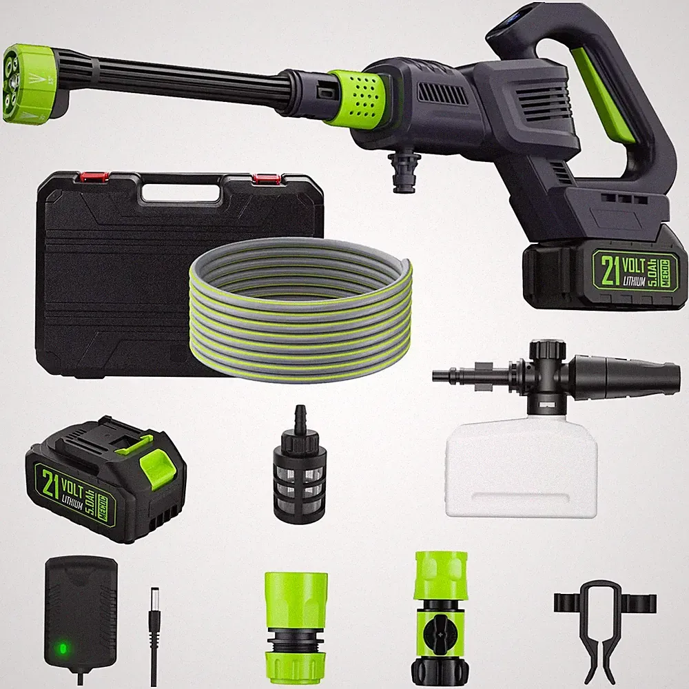 Cordless Pressure Washer, 1060 PSI Brushless Motor, Power Washer.