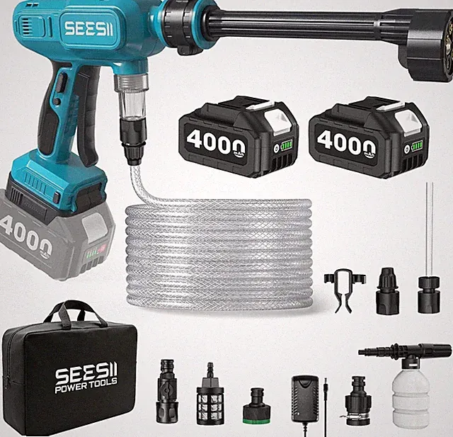 Cordless Pressure Washer 1250PSI, Portable Power Washer