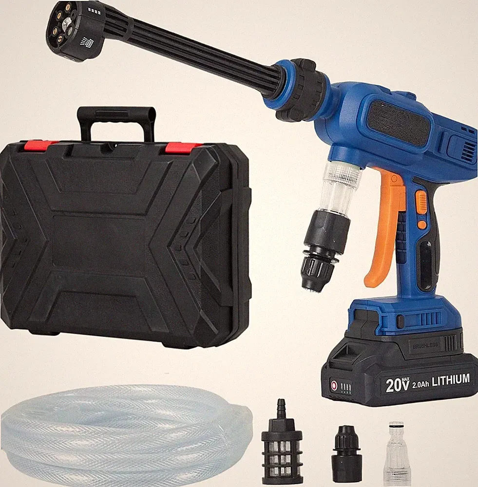 Cordless Pressure Washer, 1300 PSI Portable Power Washer with Battery & Charger