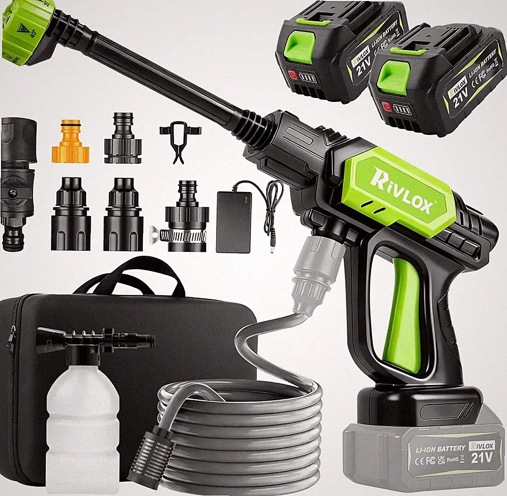 Cordless battery pressure washer