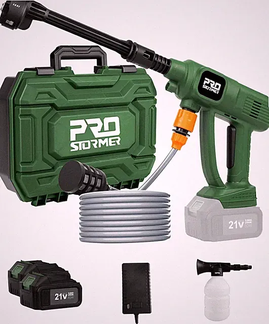 Cordless Pressure Washer 1500PSI, Portable Handheld Water Gun with 2PCS 3.0Ah Ba