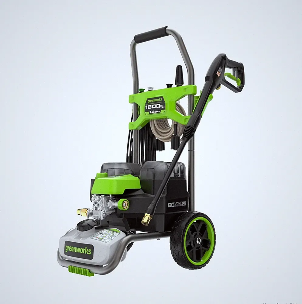 Cordless Pressure Washer 1800 PSI 60V Hybrid Electric Cold Water Cleaner 1.2