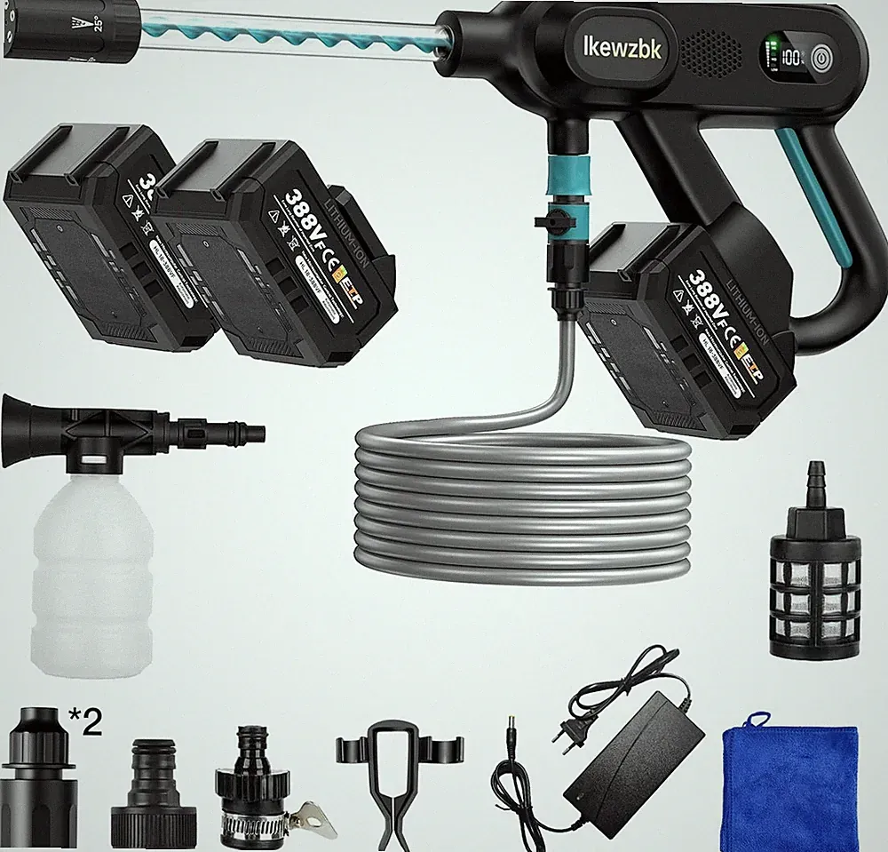 Cordless Pressure Washer 1800 PSI Battery Powered with Long-Lasting Rechargeable