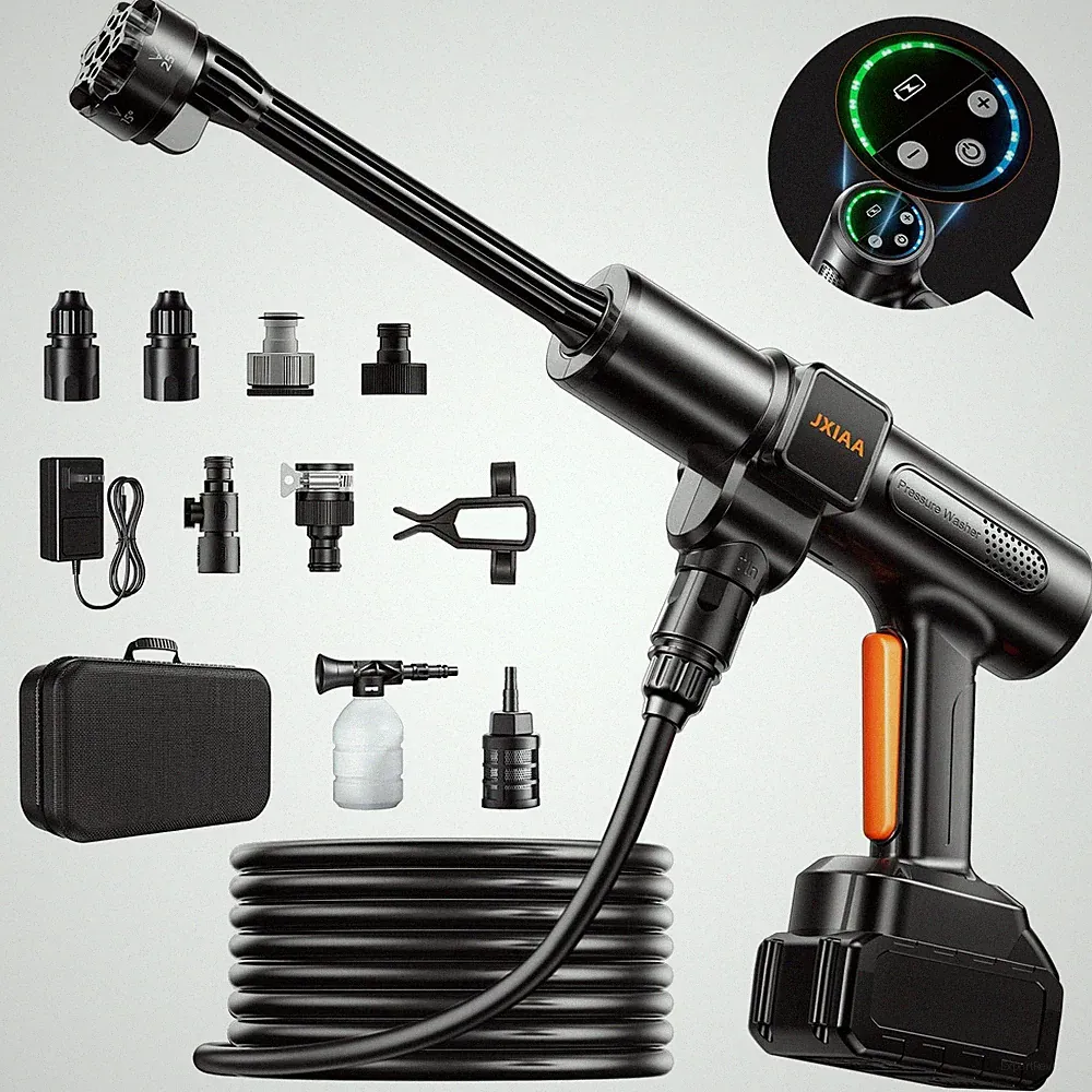 Cordless Pressure Washer, 1880 Max PSI 3.0 GPM Battery Powered Power Washer w...
