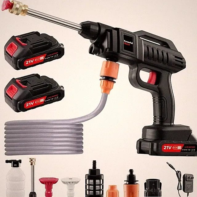 Cordless Pressure Washer 21V, 870PSI Portable Battery Pressure Power Washer