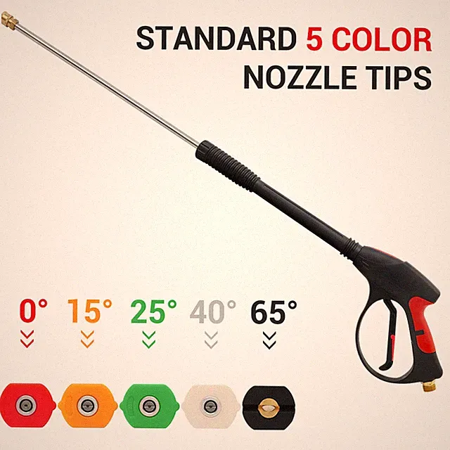 Cordless Pressure Washer 4000PSI Spray Gun Wand Nozzle Hose Kit for Car Cleaning
