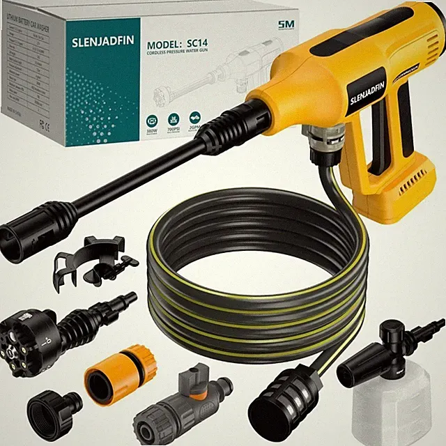 Cordless Pressure Washer 700 PSI Portable Handheld Power Washer with 6-in-1