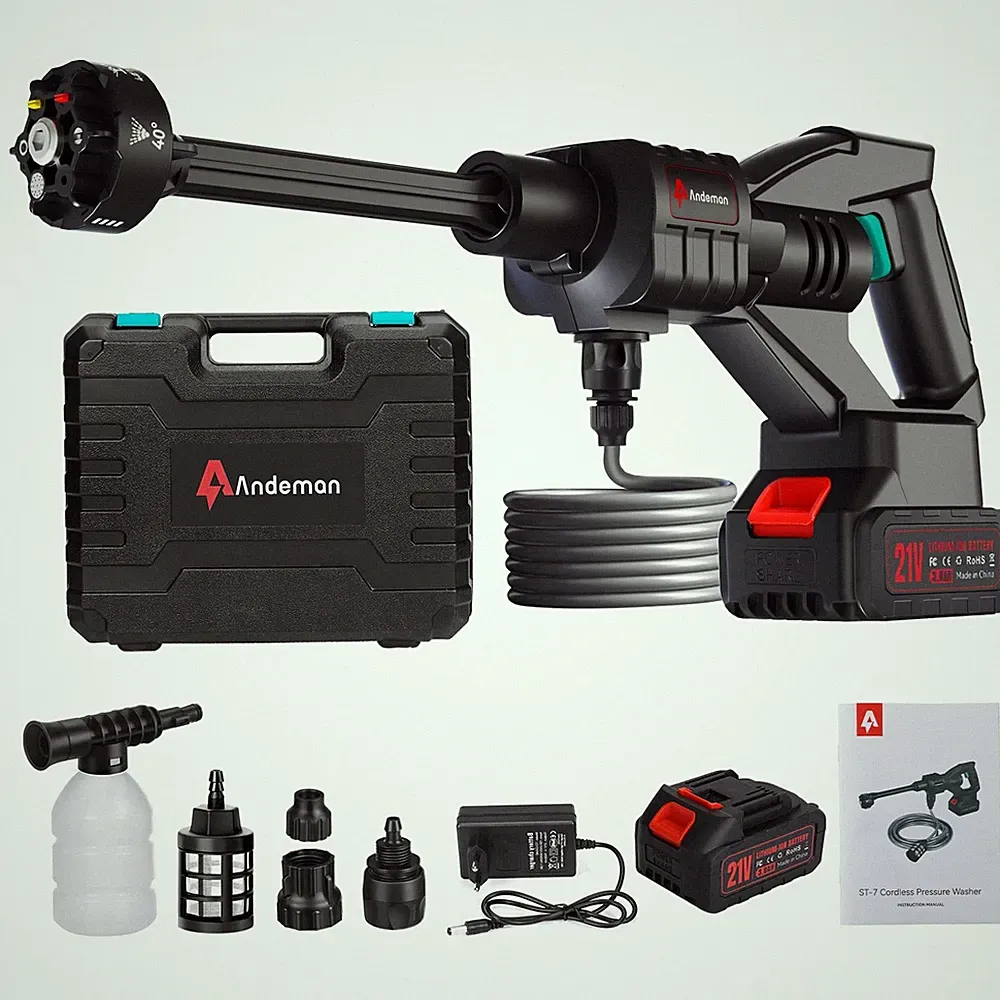 Cordless Pressure Washer 800PSI 1.5GPM - 3.0Ah Battery Portable Cordless Pres...