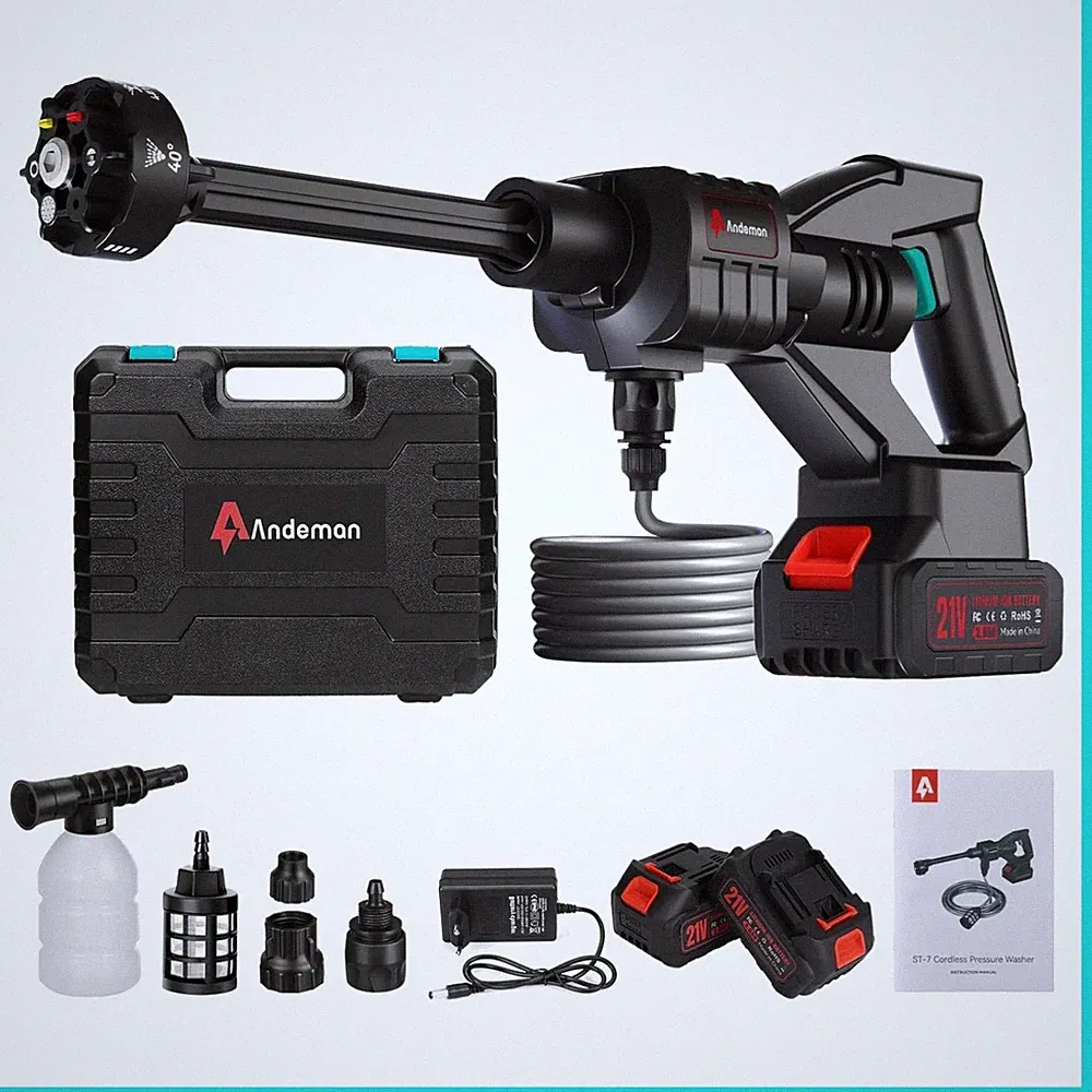 Cordless Pressure Washer 800PSI, 1.5GPM Portable Cordless Pressure Washer wit...