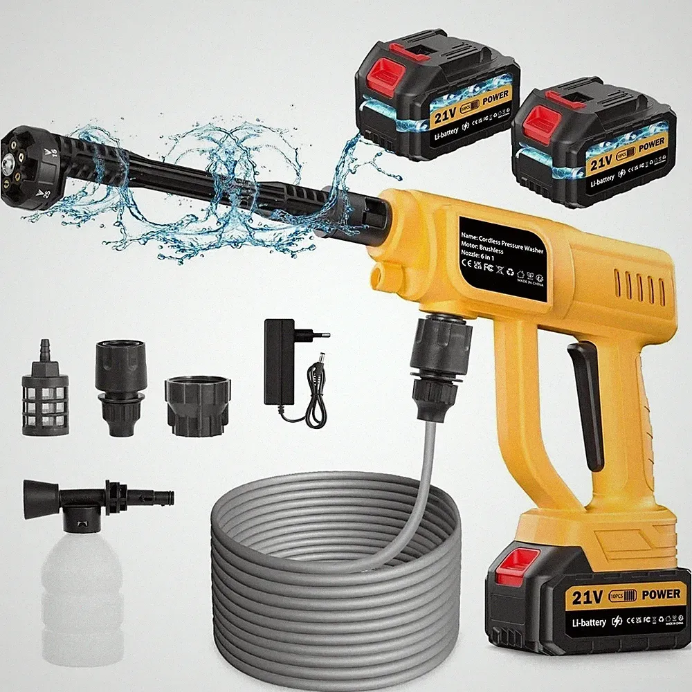 Cordless Pressure Washer Battery Operated, 1700PSI Portable Cordless Power