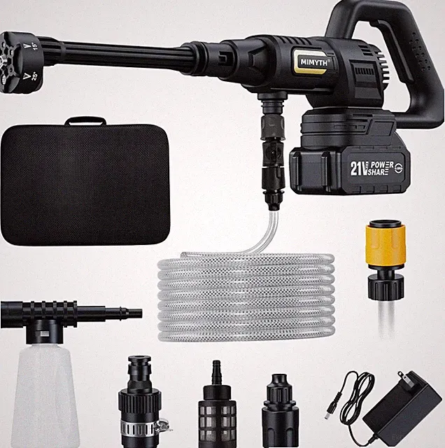 Cordless Pressure Washer Battery Powered; 1200PSI Cordless Power Washer with Bru