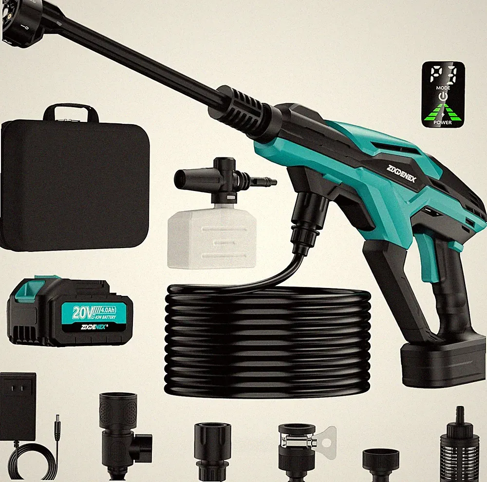 Cordless Pressure Washer Battery Powered, 800PSI Handheld Portable Pressure Wash