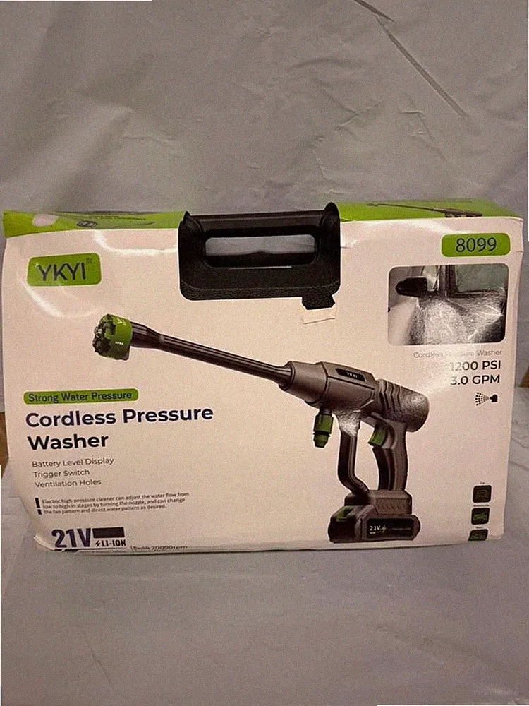 Cordless Pressure Washer Battery Powered; 990PSI Cordless Power Washer