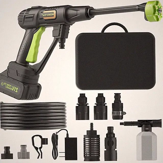 Cordless Pressure Washer Battery Powered; 990PSI Cordless Power Washer 6-in 1
