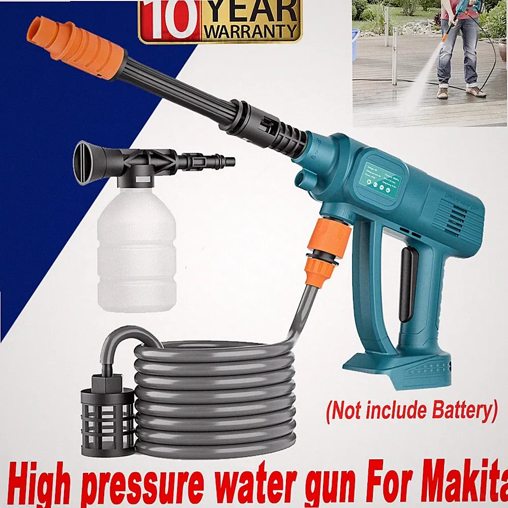 Cordless Pressure Washer Battery Powered For makita 18V Battery (no battery)