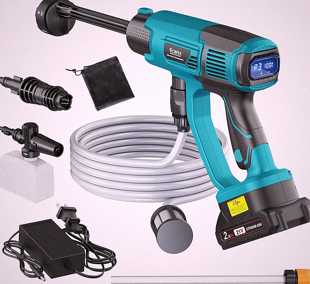Cordless Pressure Washer Compatible with Makita 18V Battery 800 PSI Portable Han