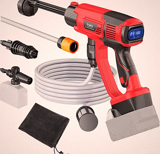 Cordless Pressure Washer Compatible with Milwaukee 18V Battery, 800 PSI Portabl