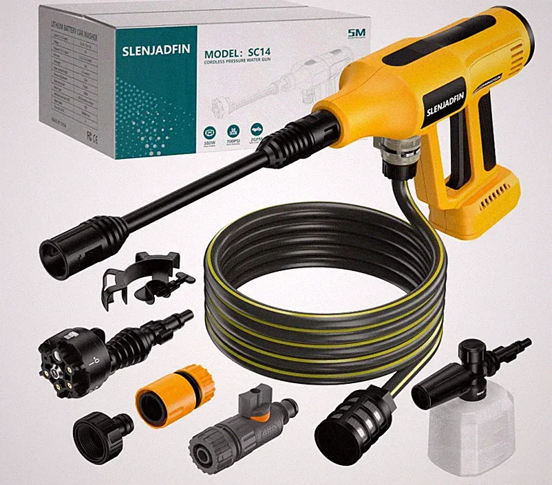 Cordless Pressure Washer for Dewalt 20V Battery 700 PSI Portable Handheld Pow...