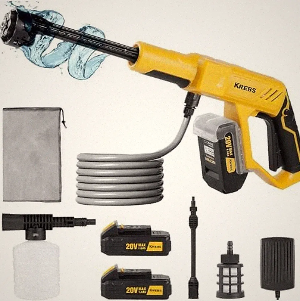 Cordless Pressure Washer for Dewalt 20V Battery PSI Portable Handheld Pow...