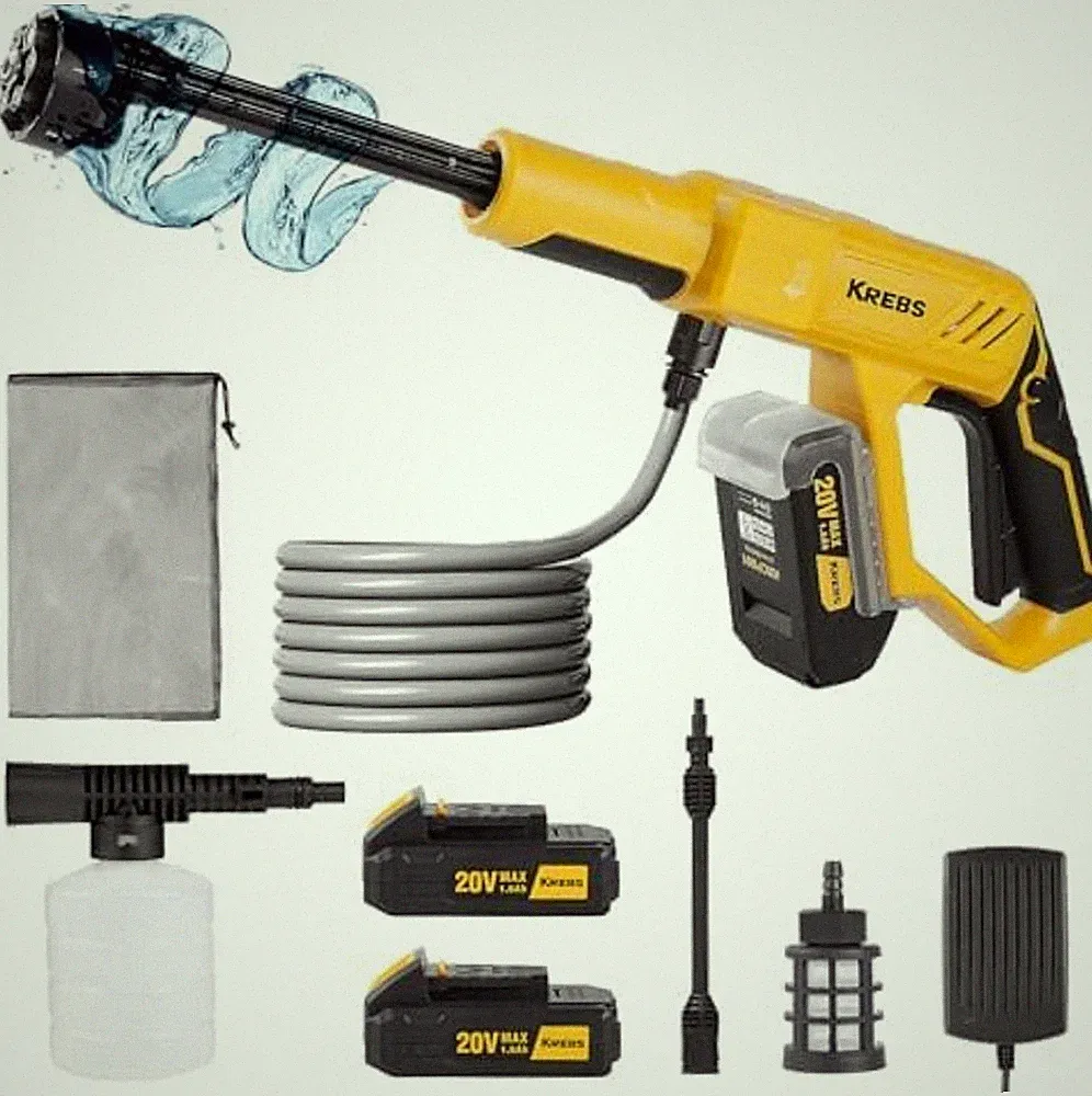 Cordless Pressure Washer for Dewalt 20V Battery PSI Portable Handheld Pow...