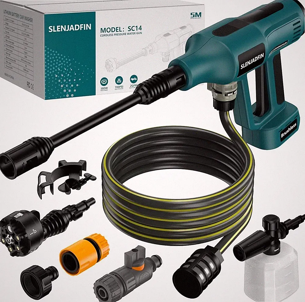 Cordless Pressure Washer for Makita 18V Battery 700 PSI Portable Handheld Power