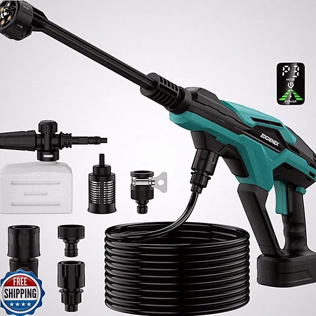 Cordless Pressure Washer for Makita 18V Battery, 800 PSI Portable Handheld Po