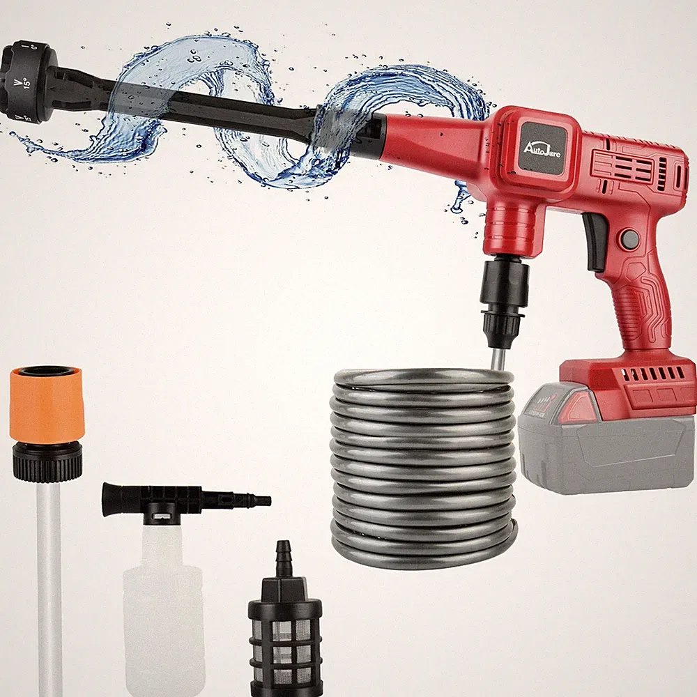 Cordless Pressure Washer for Milwaukee 18V Battery 880 PSI Portable Handheld