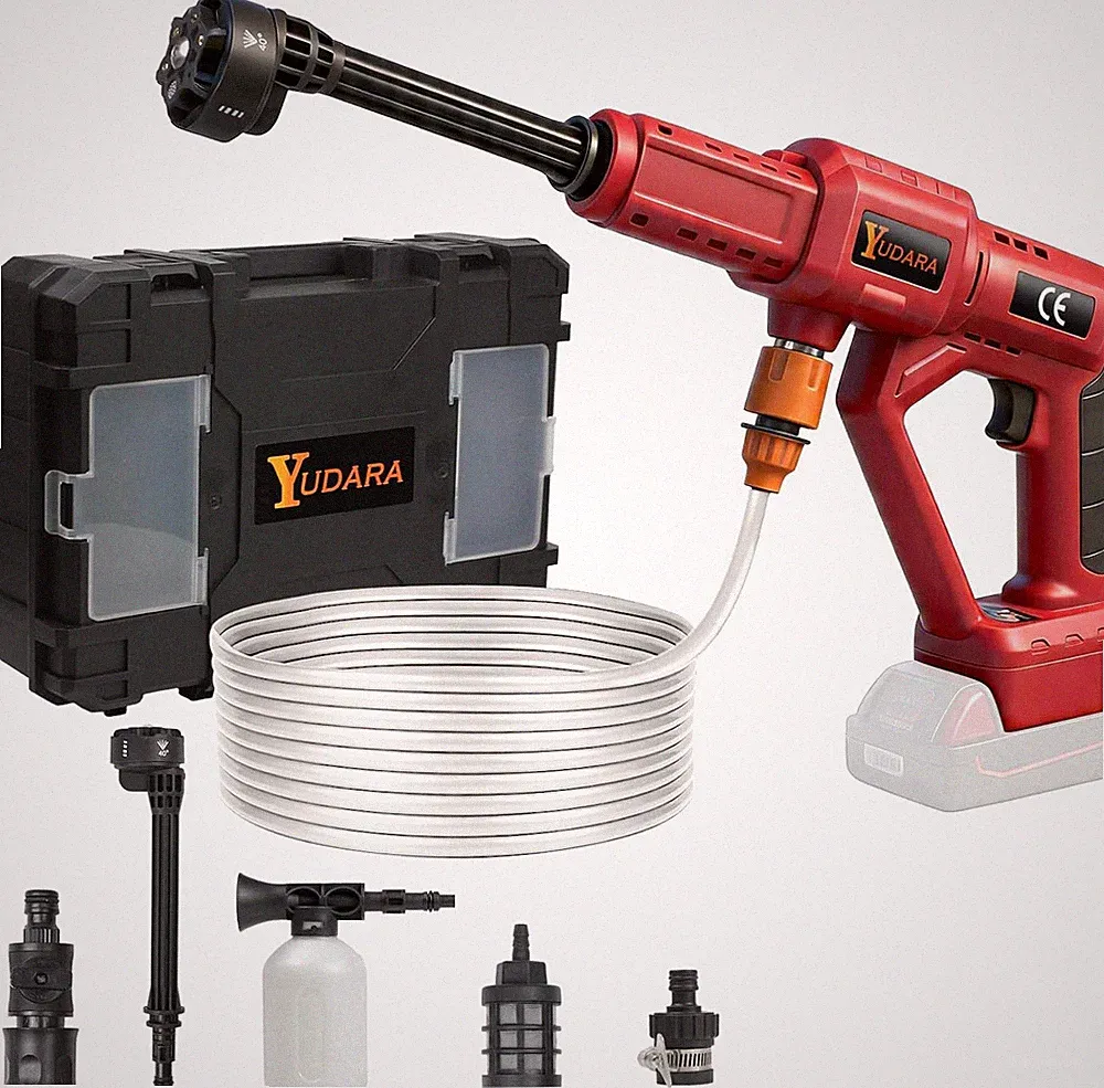 Cordless Pressure Washer for Milwaukee M18 Battery 6-in-1 Nozzle Power Cleaner