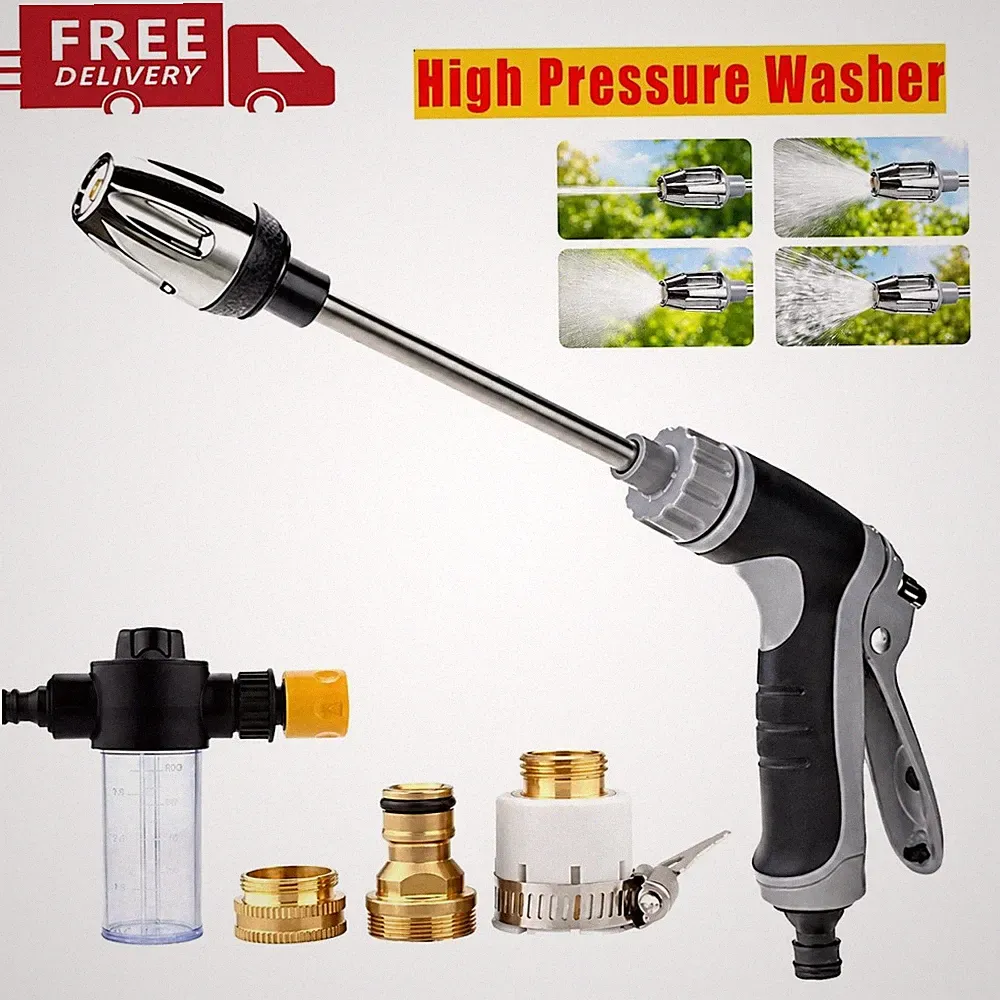 Cordless Pressure Washer Garden Hose Attachment Power Washer Portable Car Wash
