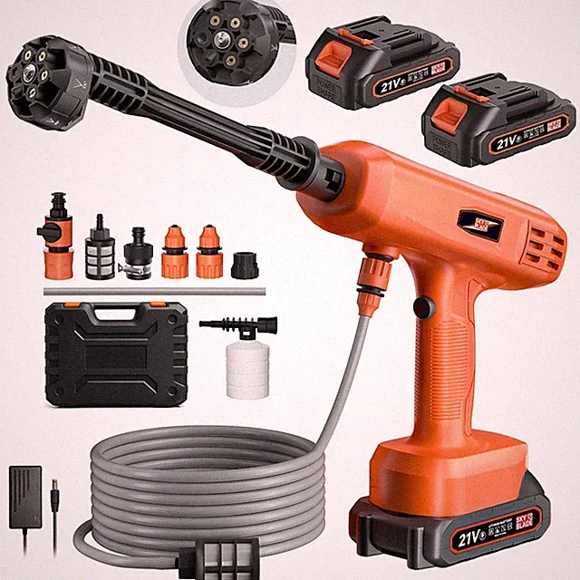 Cordless Pressure Washer, Portable Battery Power Washer Car Pressure Washer H...
