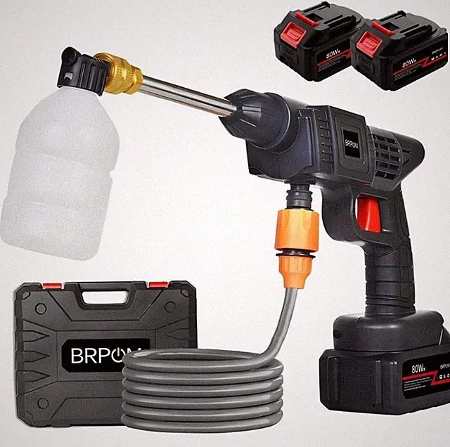 Cordless Pressure Washer, Portable Battery Pressure Washer, 6-in-1 Nozzle Portab