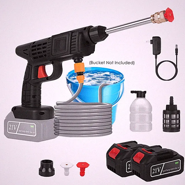 Cordless Pressure Washer Portable Electric Power Dual Nuzzal Fast Shipping