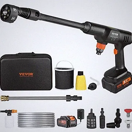 Cordless Pressure Washer Portable Electric Power Washer High Pressure Water Spra