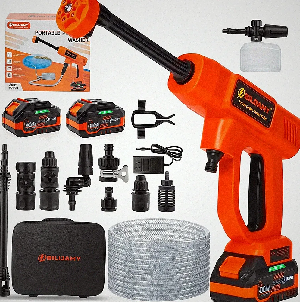 Cordless Pressure Washer, Portable Power Washer - 2X4.0H Batteries | Lightweight