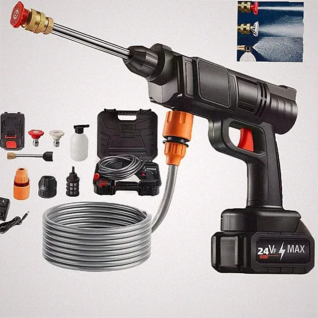 Cordless Pressure Washer Portable Power Washer Gun With 1 Battery & Charger