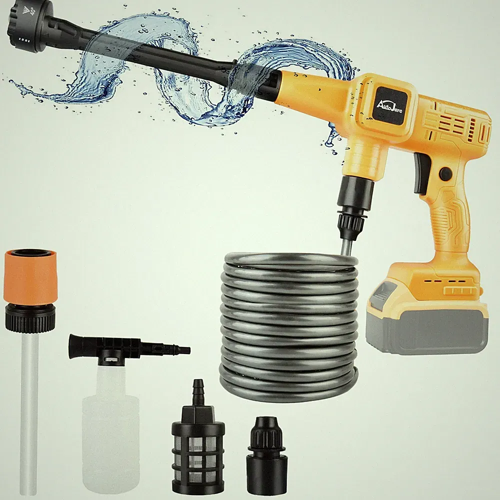Cordless Pressure Washer w 6 in 1 Multi Nozzle for Dewalt 20V Max Battery