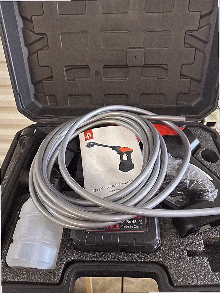 Cordless Pressure Washer with 3.0Ah Battery, 800 PSI 1.5 GPM Portable Pressur...